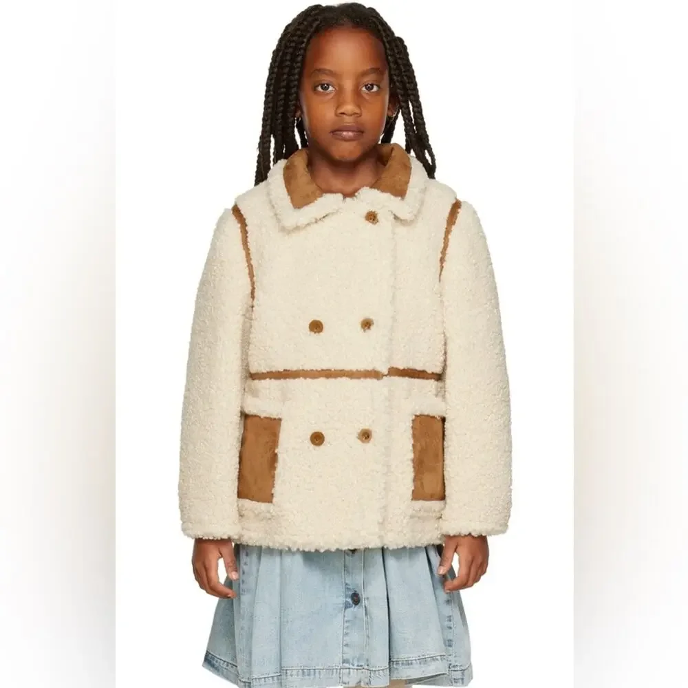 NWOT Stand Studio Chloe Mini Faux Shearling Jacket 10